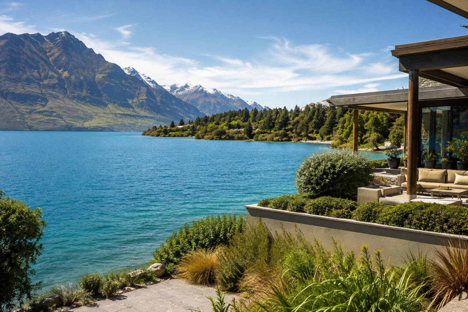 Lake Wakatipu and Queenstown’s alpine landscape